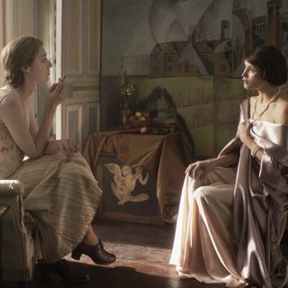 Elizabeth Debicki stars as Virginia Woolf and Gemma Arterton stars as Vita Sackville-West in IFC Films's Vita and Virginia (2019)