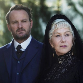 Jason Clarke stars as Eric Price and Helen Mirren stars as Sarah Winchester in CBS Films' Winchester (2018)