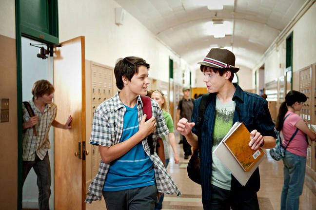 Cameron Monaghan stars as Corey and Nicholas Braun stars as Lloyd in Walt Disney Pictures' Prom (2011)