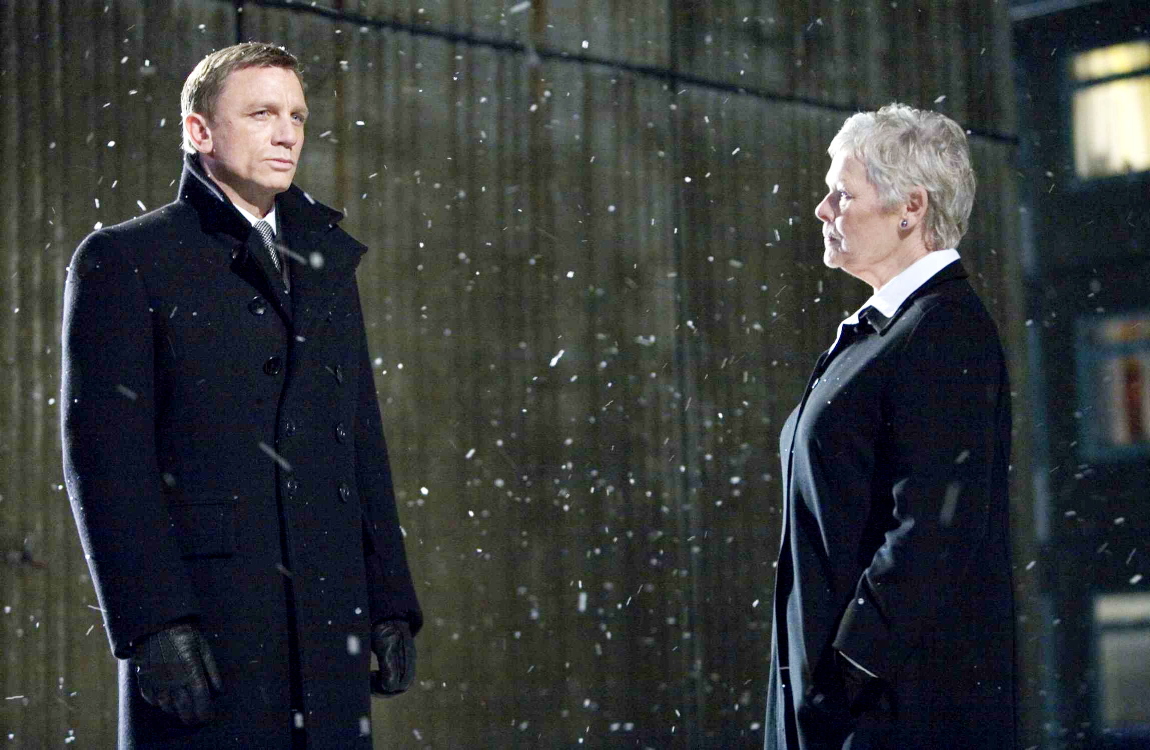 Daniel Craig stars as James Bond and Judi Dench stars as M in Columbia Pictures' Quantum of Solace (2008)