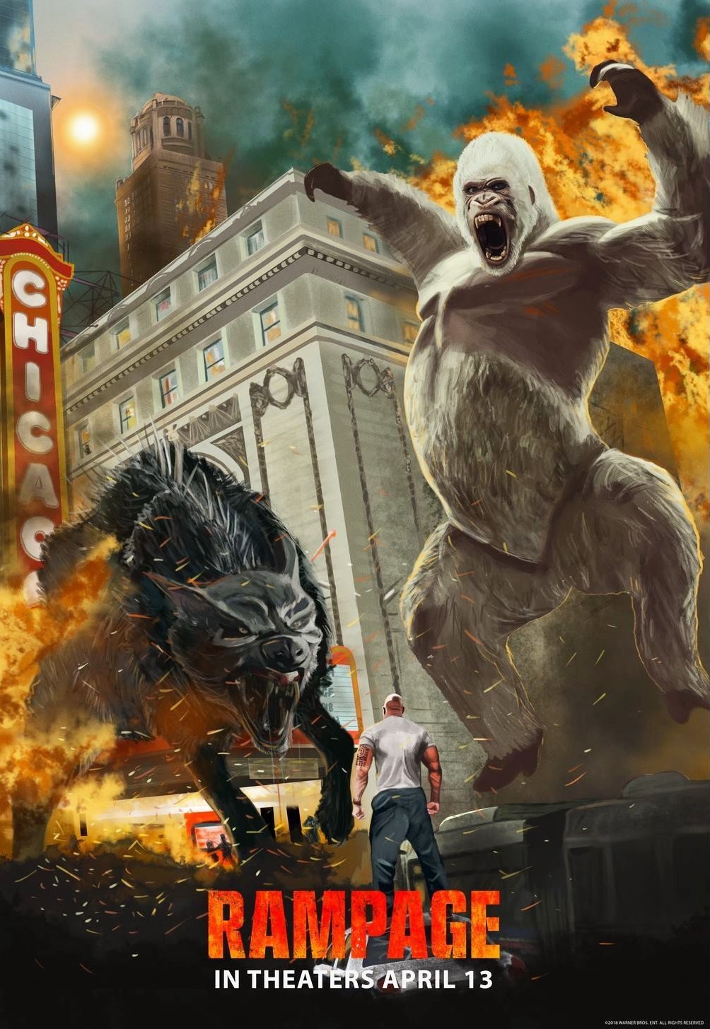 Poster of Warner Bros. Pictures' Rampage (2018)