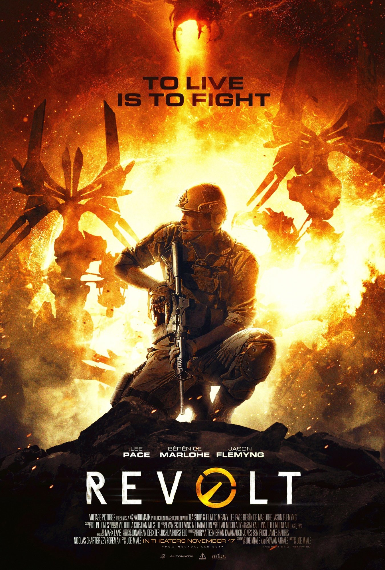 Poster of Vertical Entertainment's Revolt (2017)
