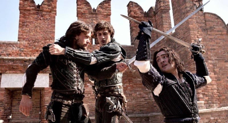 Christian Cooke, Douglas Booth and Tom Wisdom in Relativity Media's Romeo and Juliet (2013)