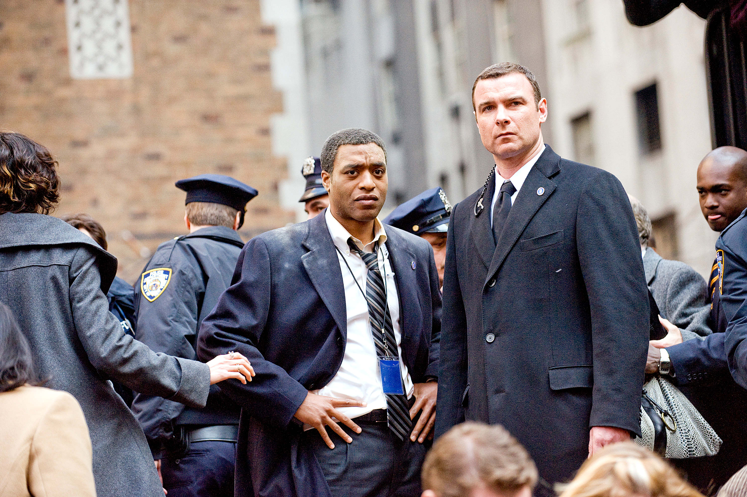 Chiwetel Ejiofor stars as Peabody and Liev Schreiber stars as Winter in Columbia Pictures' Salt (2010)