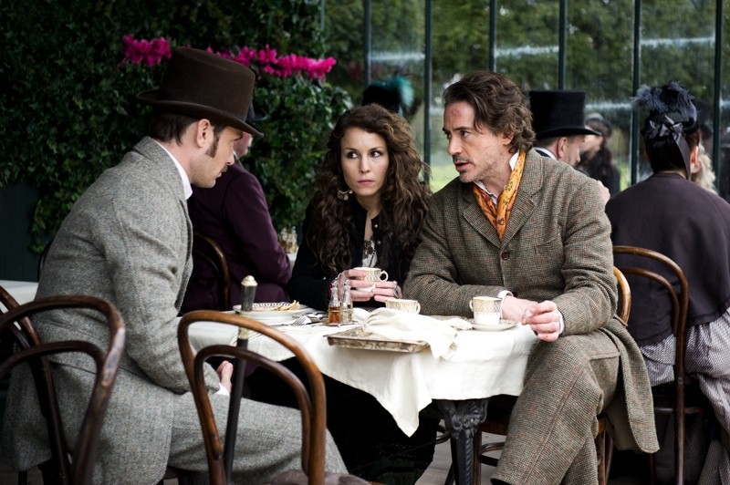 Jude Law, Noomi Rapace and Robert Downey Jr. in Warner Bros. Pictures' Sherlock Holmes: A Game of Shadows (2011)