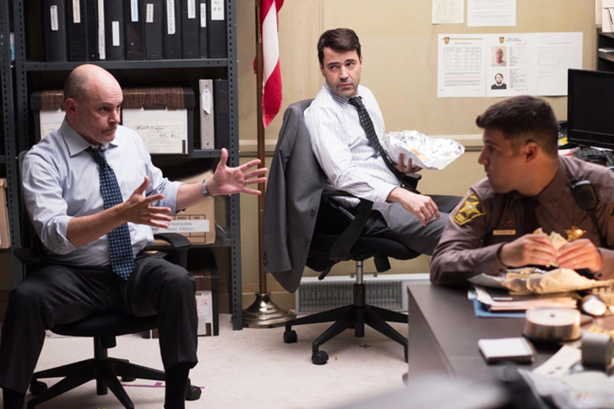 Rob Corddry, Adam Pally and Benjamin Walker in Netflix's Shimmer Lake (2017)
