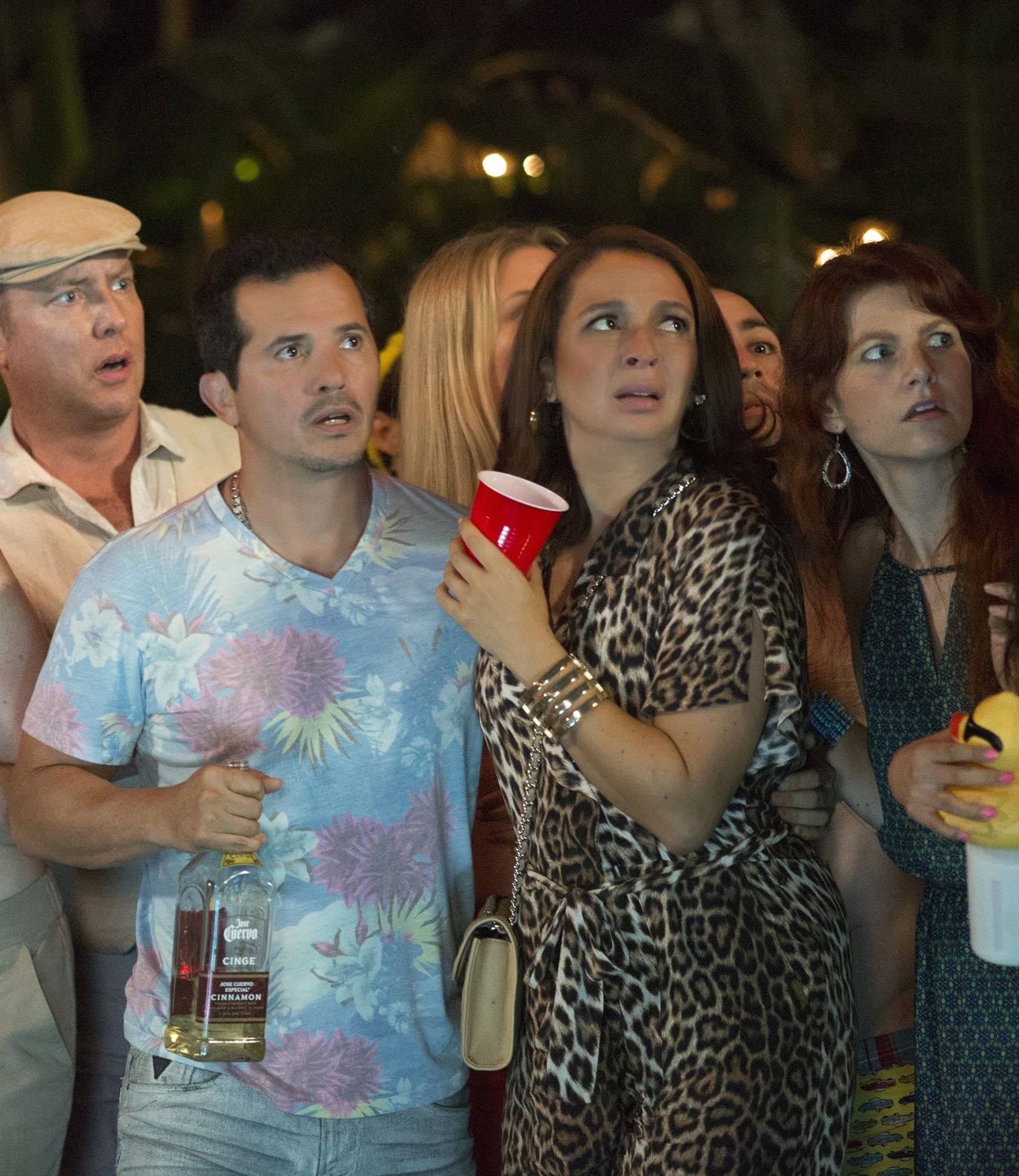 John Leguizamo stars as Dave and Maya Rudolph stars as Brinda in Universal Pictures' Sisters (2015)