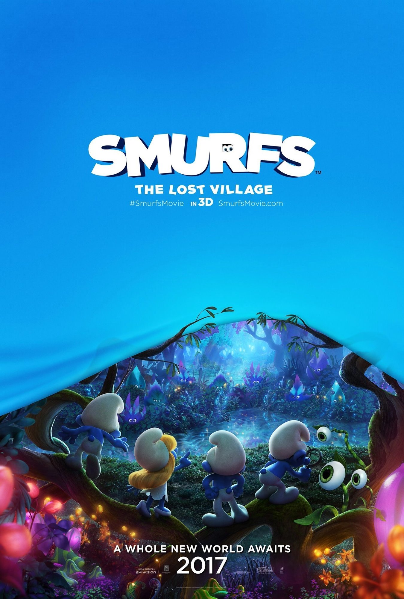 Poster of Columbia Pictures' Smurfs: The Lost Village (2017)