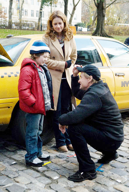 Jake Richard Siciliano, Jenna Fischer and Michael Douglas in Anchor Bay Films' Solitary Man (2010). Photo credit by Phil Caruso.
