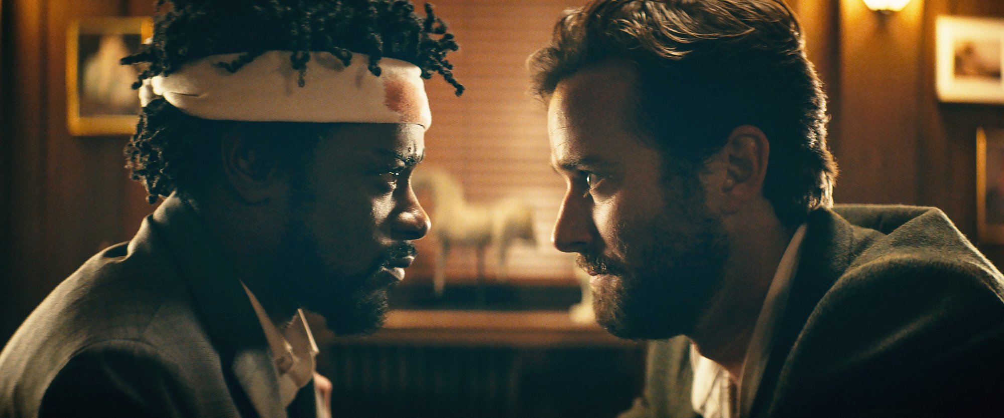Keith Stanfield stars as Cassius 'Cash' Green and Armie Hammer stars as Steve Lift in Annapurna Pictures' Sorry to Bother You (2018)