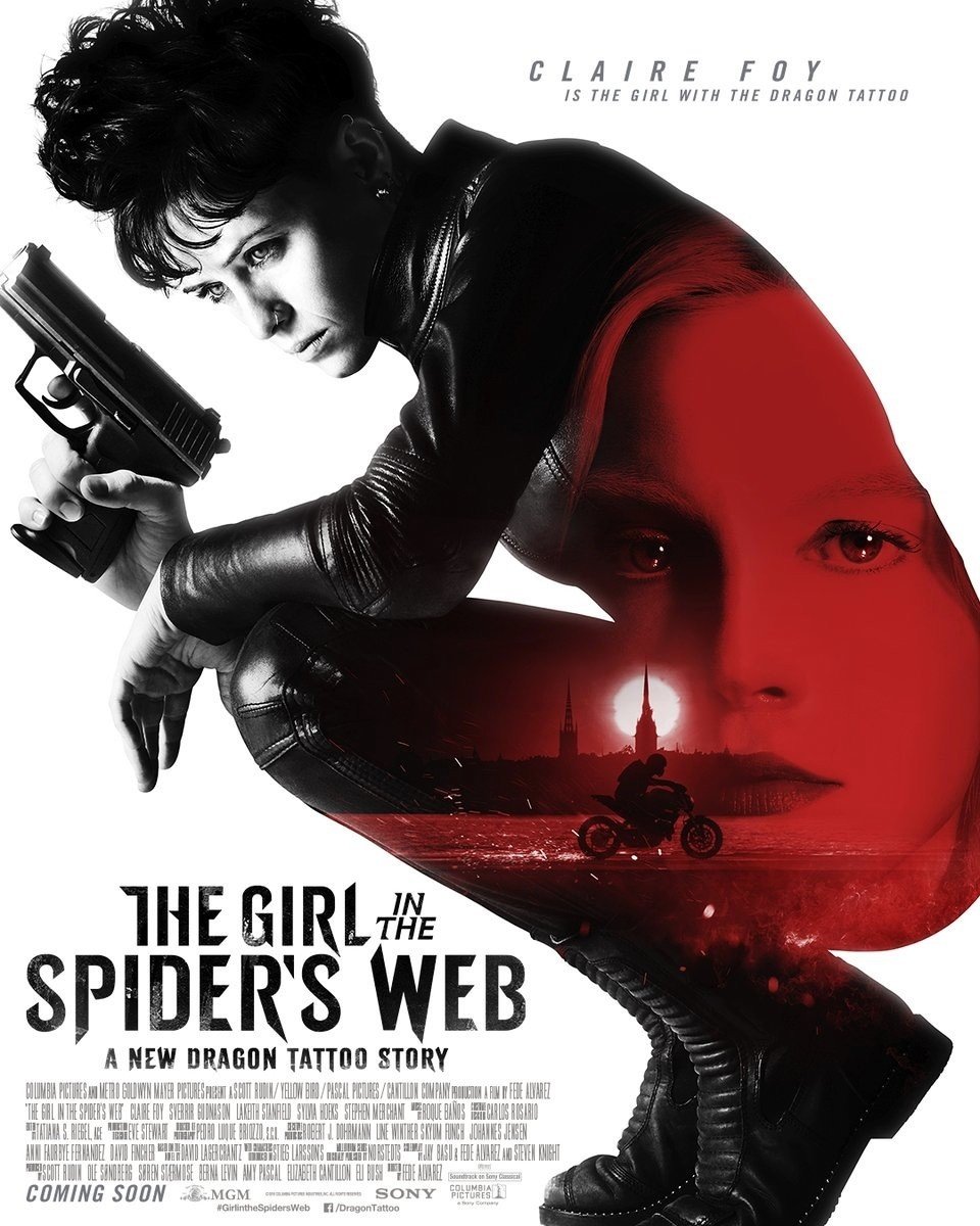 Poster of Sony Pictures' The Girl in the Spider's Web (2018)
