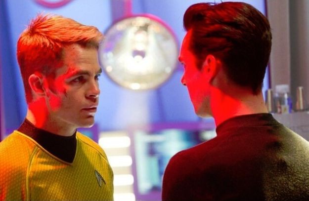 Chris Pine stars as James T. Kirk and Benedict Cumberbatch stars as Khan in Paramount Pictures' Star Trek Into Darkness (2013)
