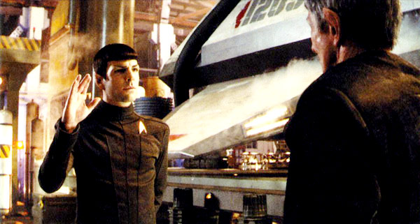 Zachary Quinto stars as Spock in Paramount Pictures' Star Trek (2009)