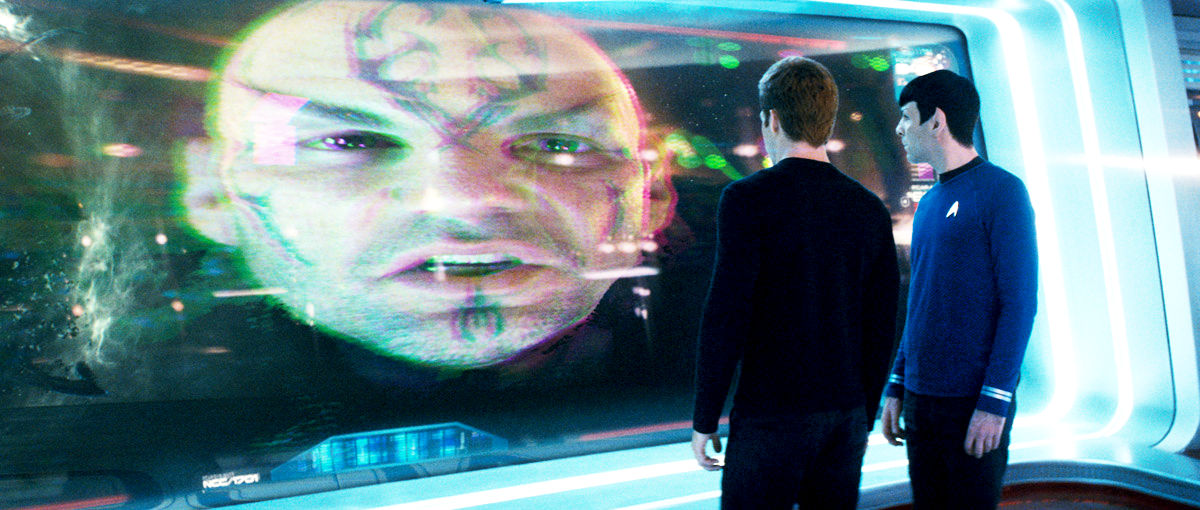 Eric Bana, Chris Pine and Zachary Quinto in Paramount Pictures' Star Trek (2009)