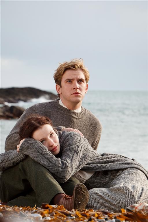 Dan Stevens stars as Gilbert Evans and Emily Browning stars as Florence Carter-Wood in Tribeca Film's Summer in February (2014)