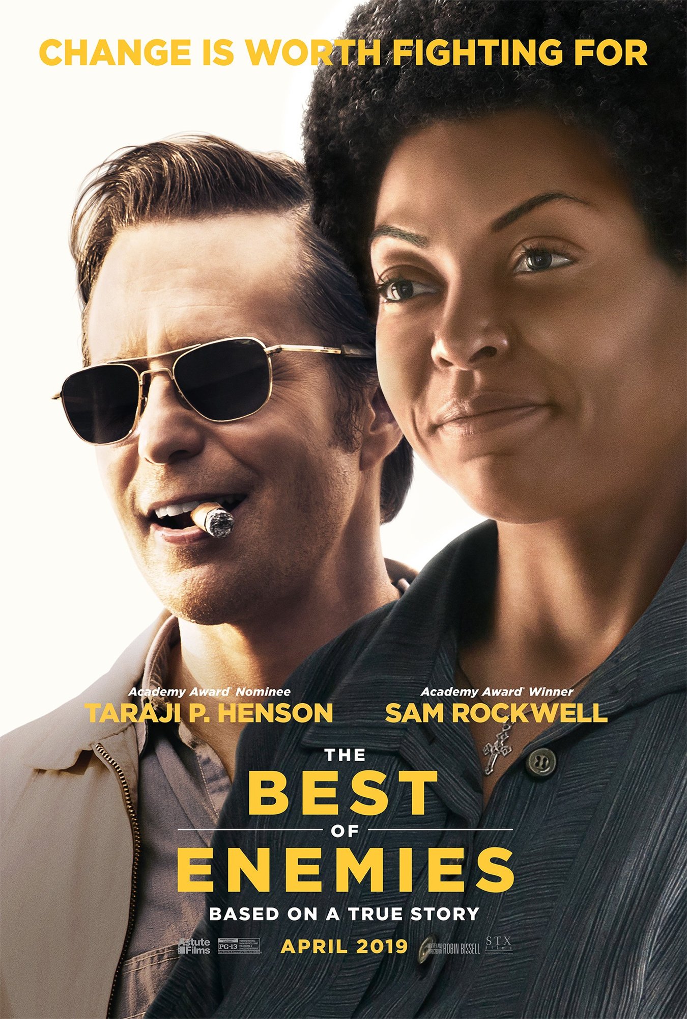 Poster of STX Entertainment's The Best of Enemies (2019)