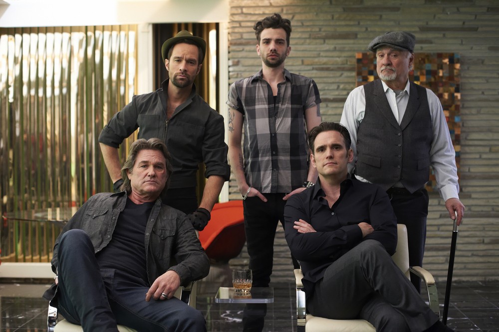 Terence Stamp, Jay Baruchel, Chris Diamantopoulos, Matt Dillon and Kurt Russell in RADiUS-TWC's The Art of the Steal (2014)