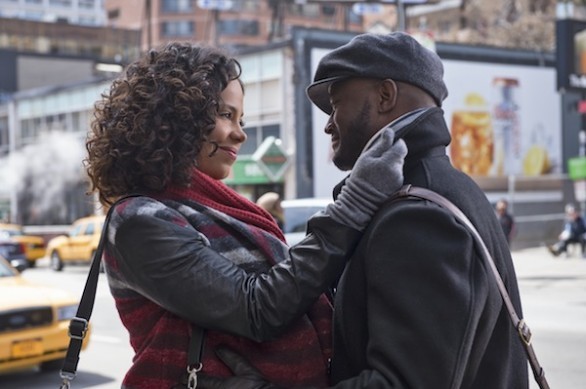 Sanaa Lathan stars as Robin and Taye Diggs stars as Harper Stewart in Universal Pictures' The Best Man Holiday (2013)