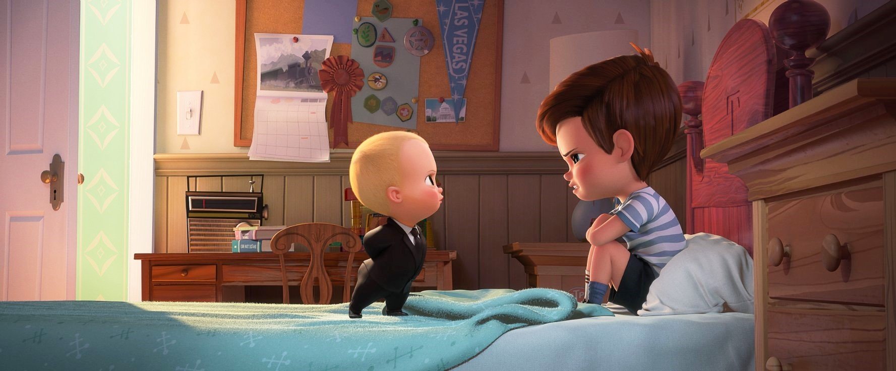 Baby and Tim from 20th Century Fox's The Boss Baby (2017)