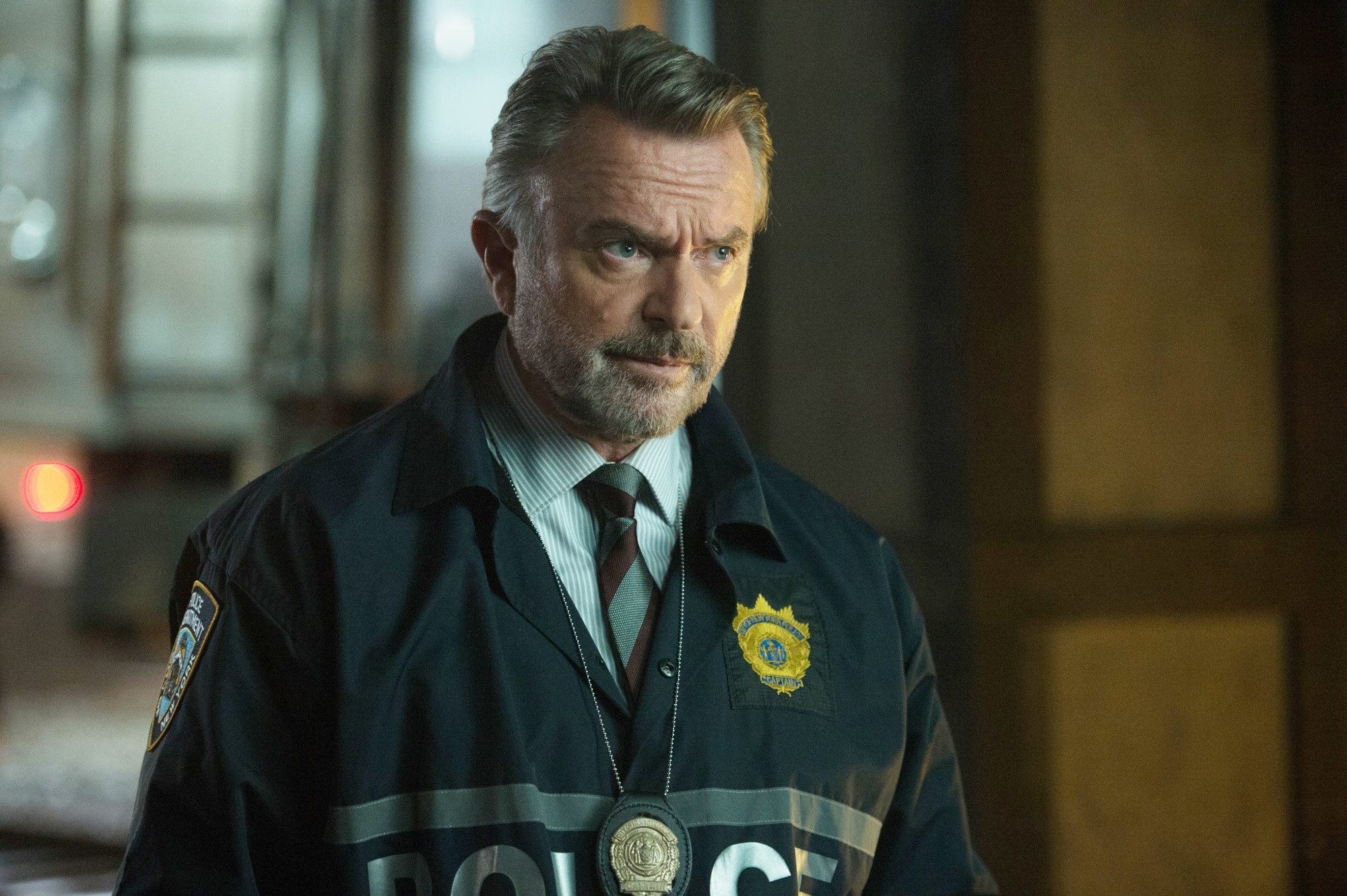 Sam Neill stars as Captain Hawthorne in Lionsgate Films' The Commuter (2018)
