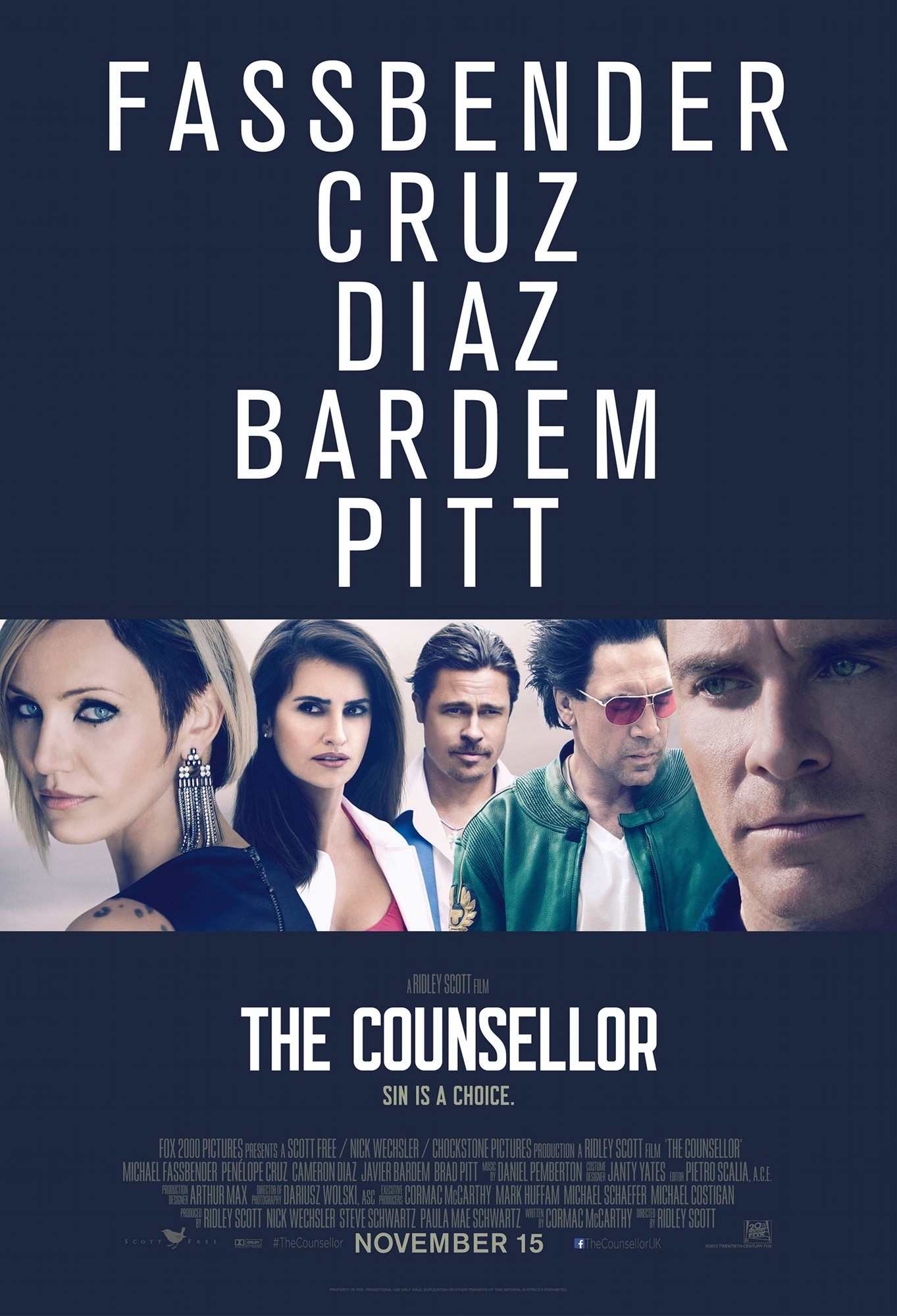 Poster of 20th Century Fox's The Counselor (2013)
