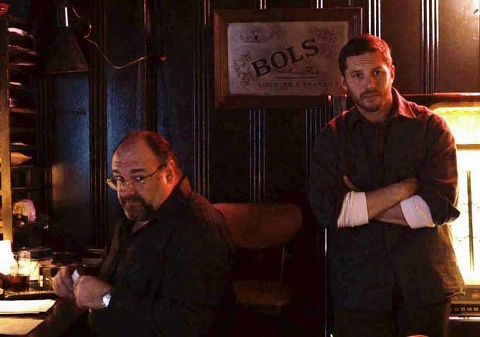 James Gandolfini stars as Cousin Marv and Tom Hardy stars as Bob Saginowski in Fox Searchlight Pictures' The Drop (2014)