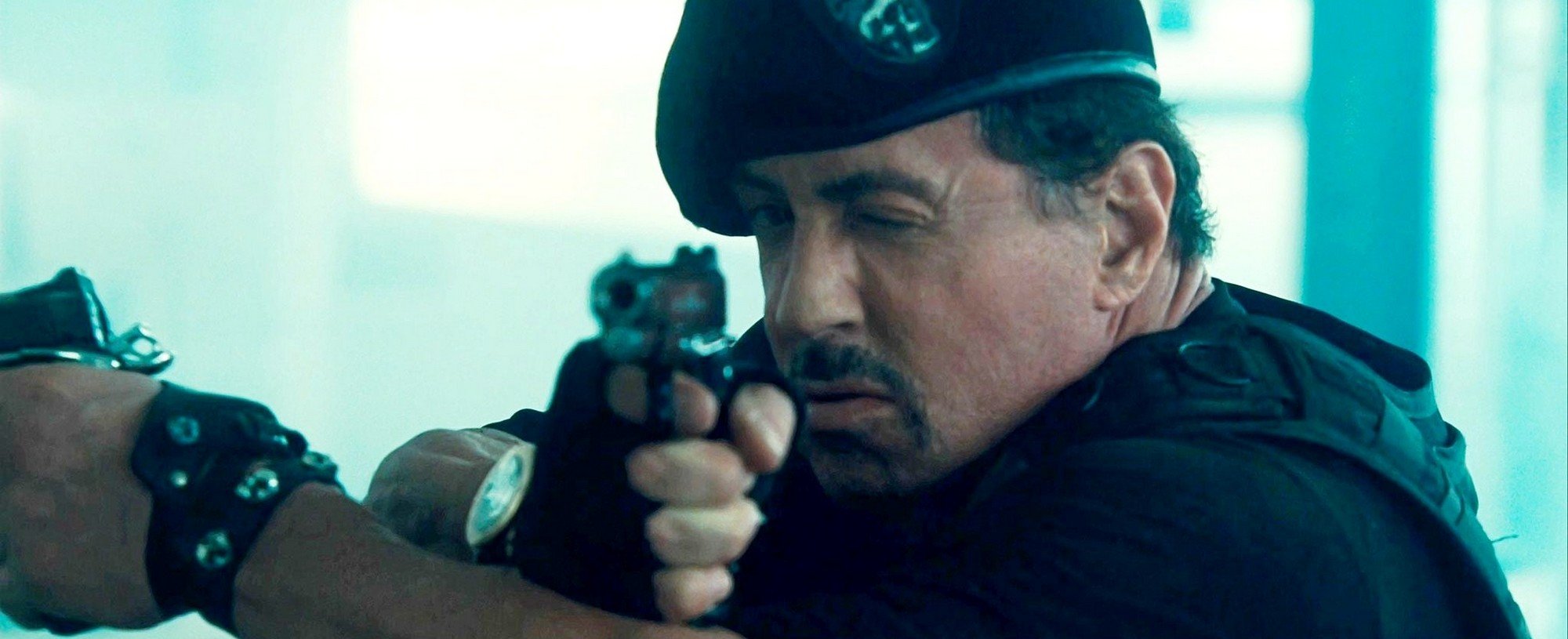 Sylvester Stallone stars as Barney Ross in Lionsgate Films' The Expendables 2 (2012)