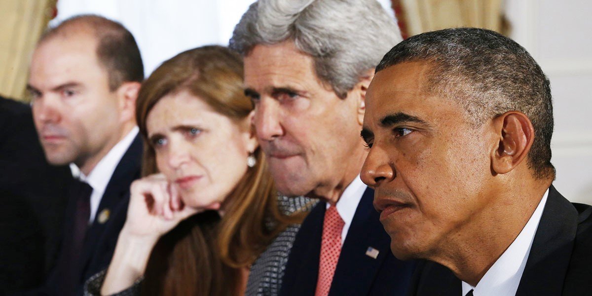 Samantha Power, John Kerry and Barack Obama in Magnolia Pictures' The Final Year (2018)