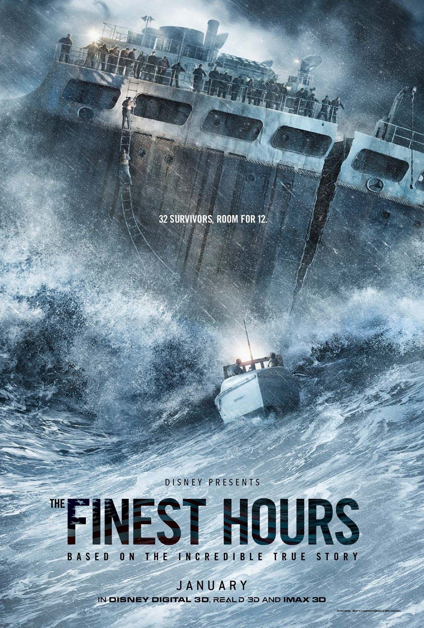 Poster of Walt Disney Pictures' The Finest Hours (2016)