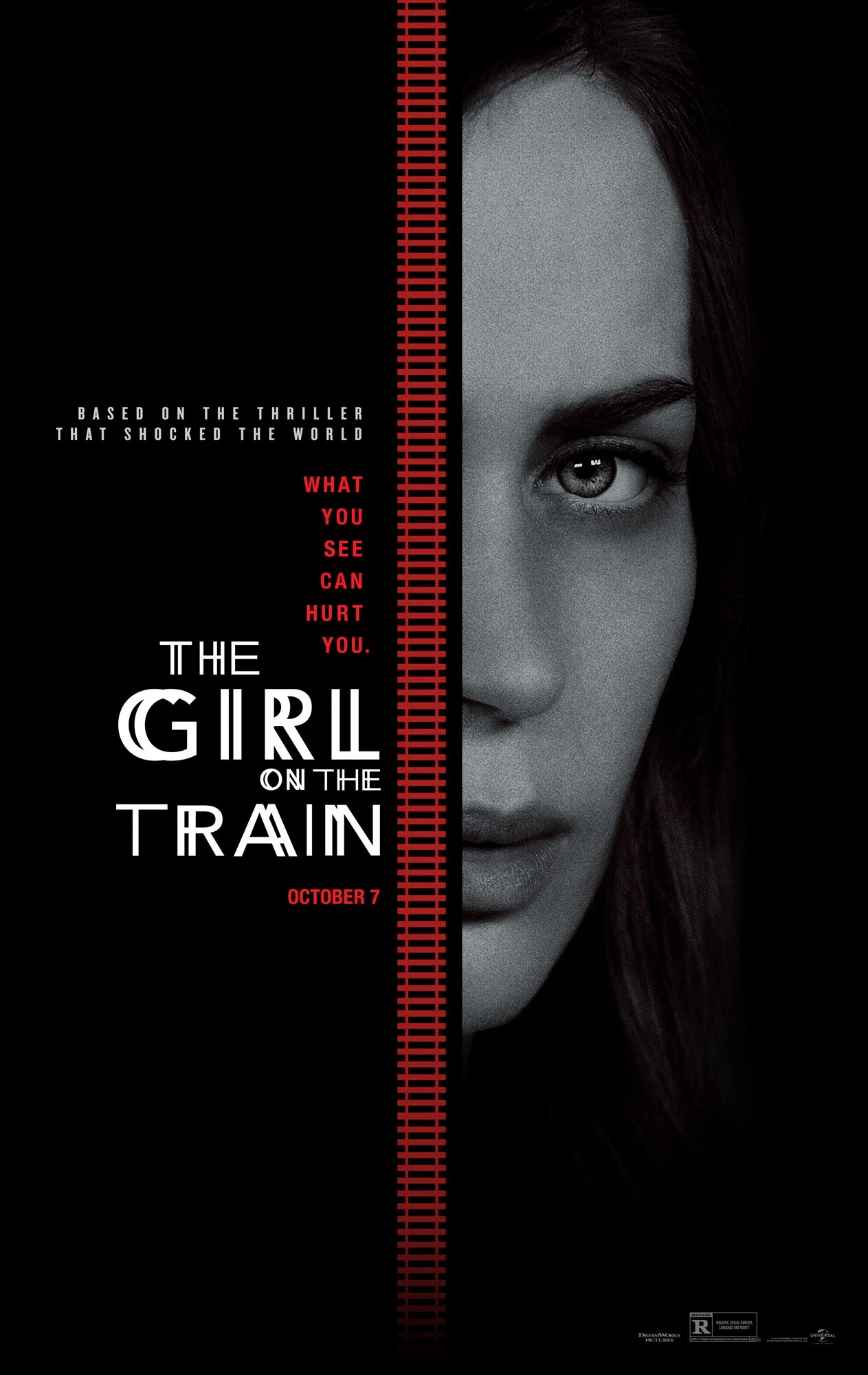 Poster of Universal Pictures' The Girl on the Train (2016)