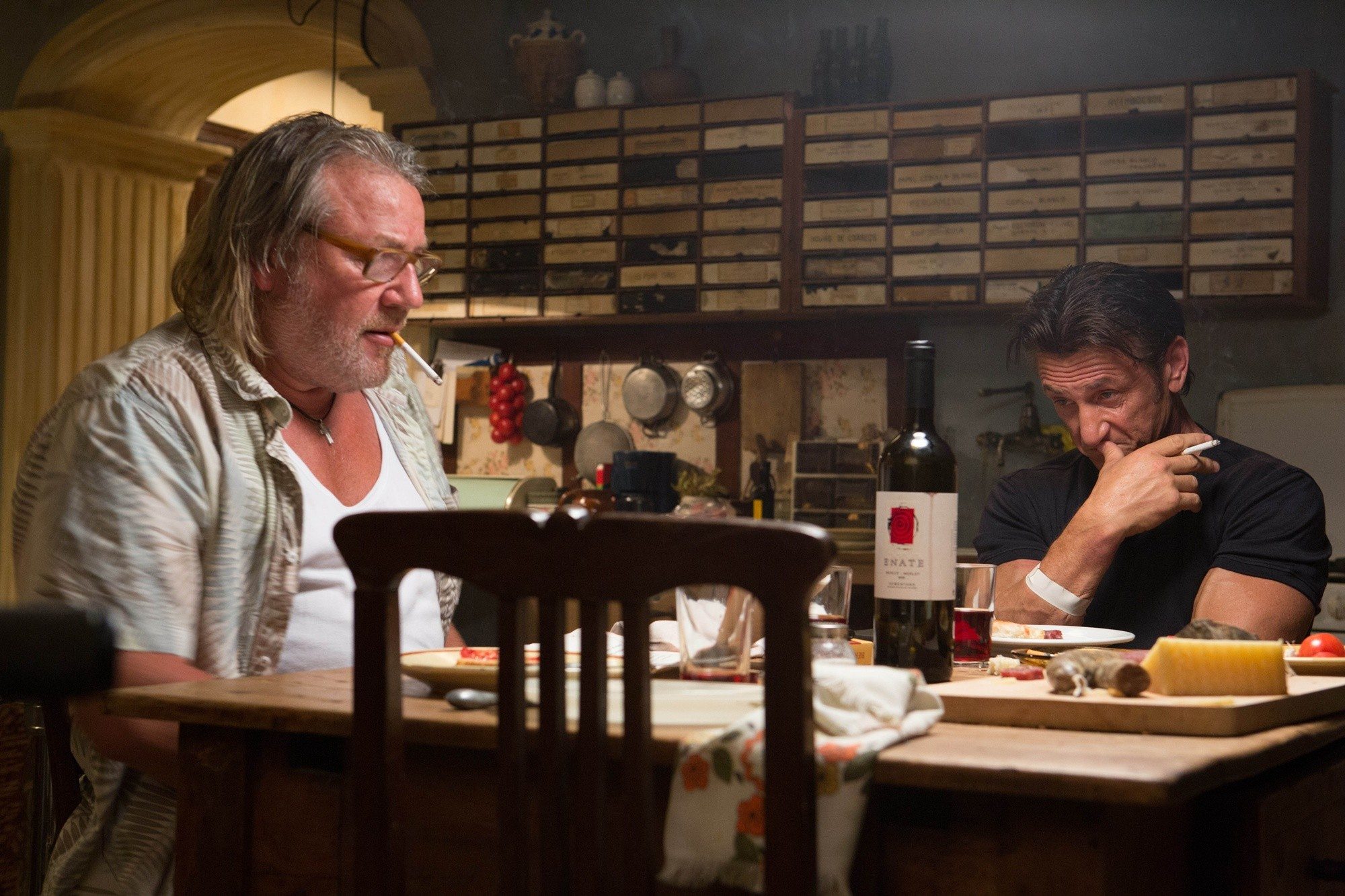 Ray Winstone stars as Stanley and Sean Penn stars as Martin Terrier in Open Road Films' The Gunman (2015)