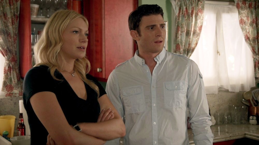 Laura Prepon stars as Jennifer and Bryan Greenberg stars as Paul in Monterey Media's The Kitchen (2013)