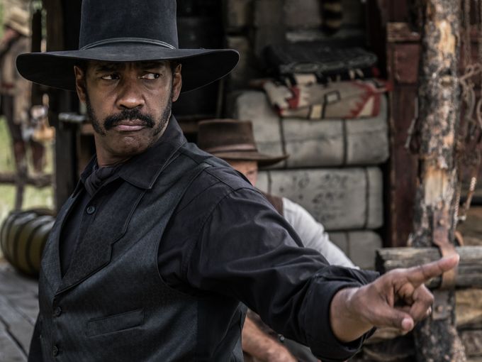 Denzel Washington stars as Sam Chisolm in Columbia Pictures' The Magnificent Seven (2016)