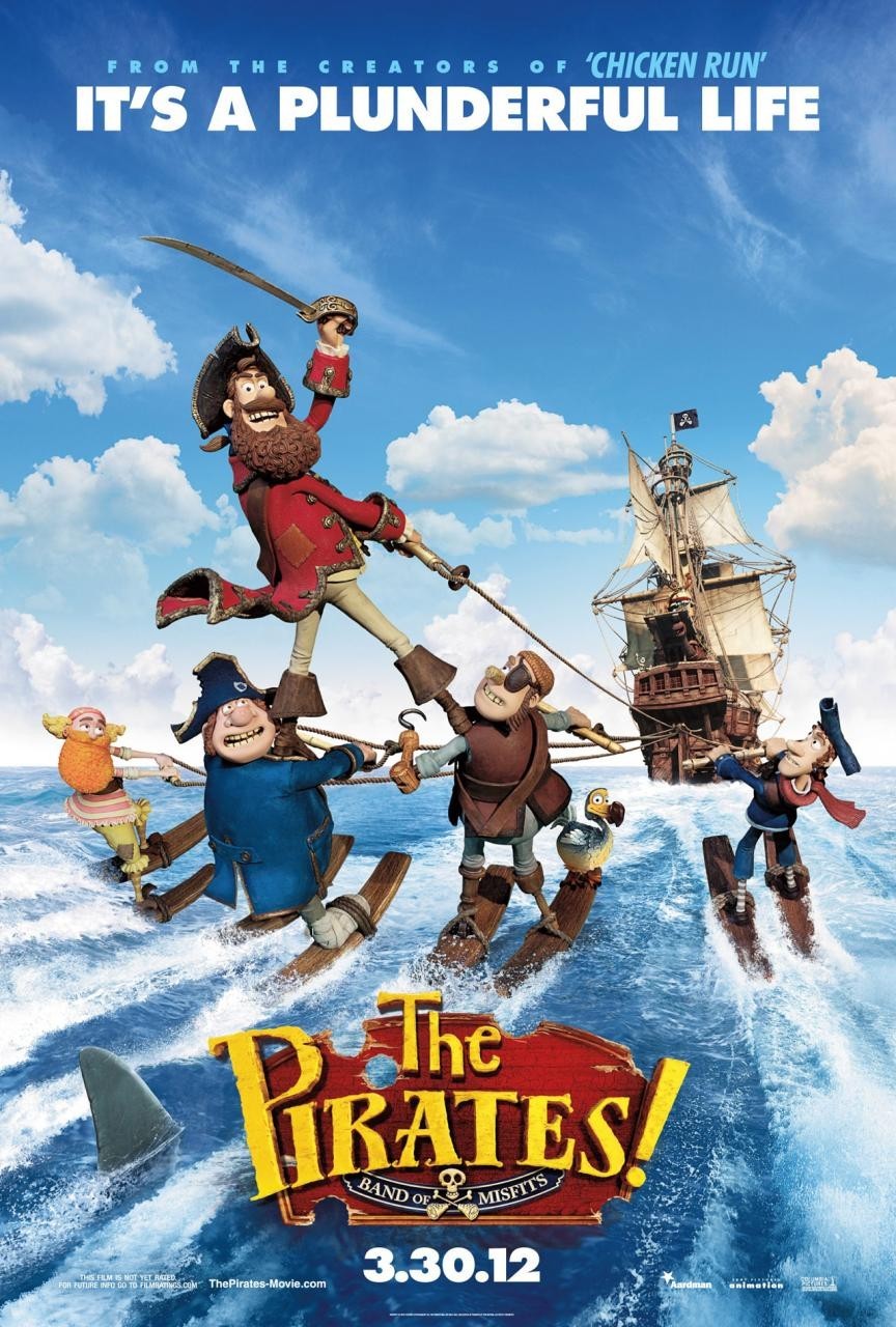 Poster of Columbia Pictures' The Pirates! Band of Misfits (2012)
