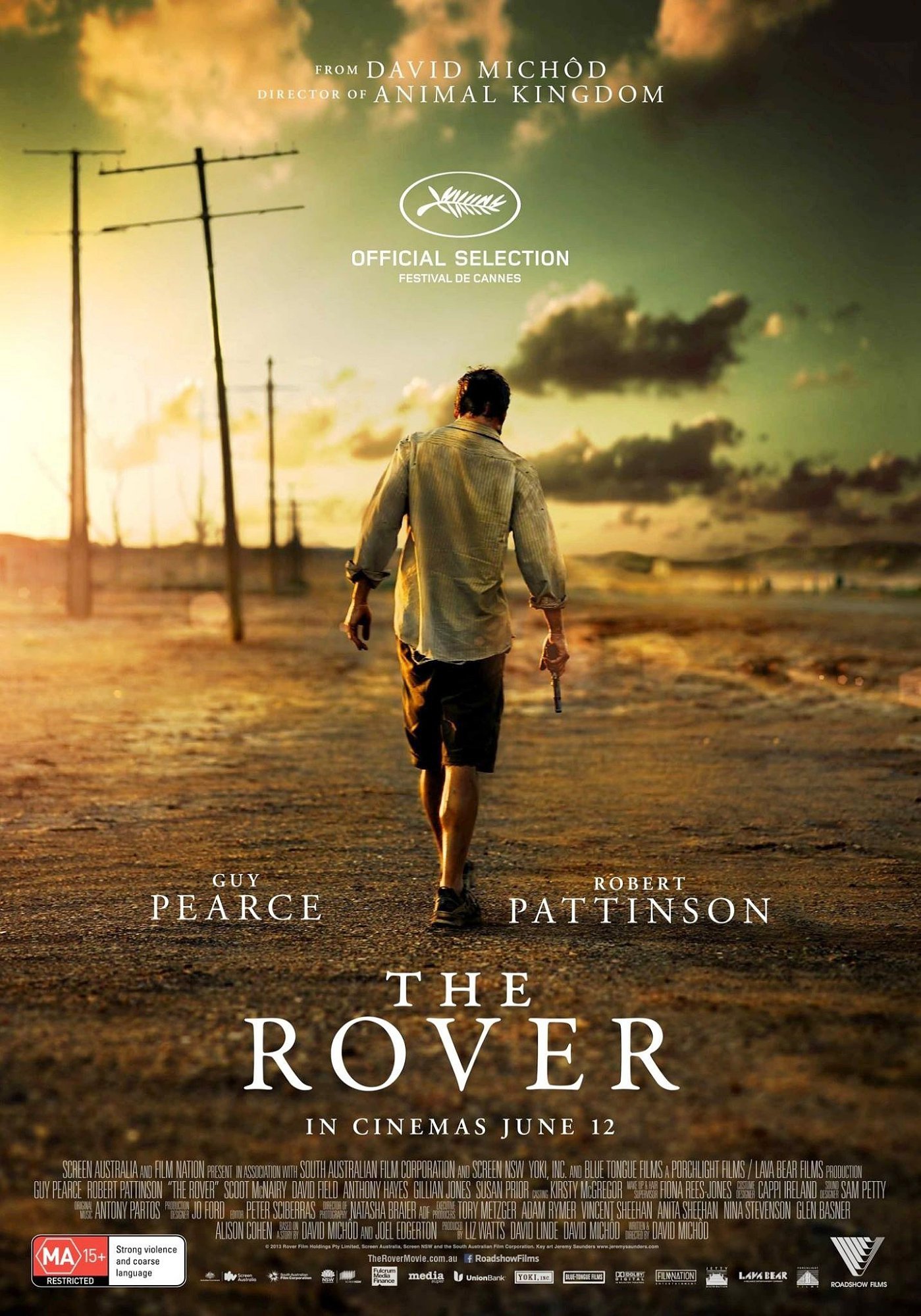 Poster of A24's The Rover (2014)