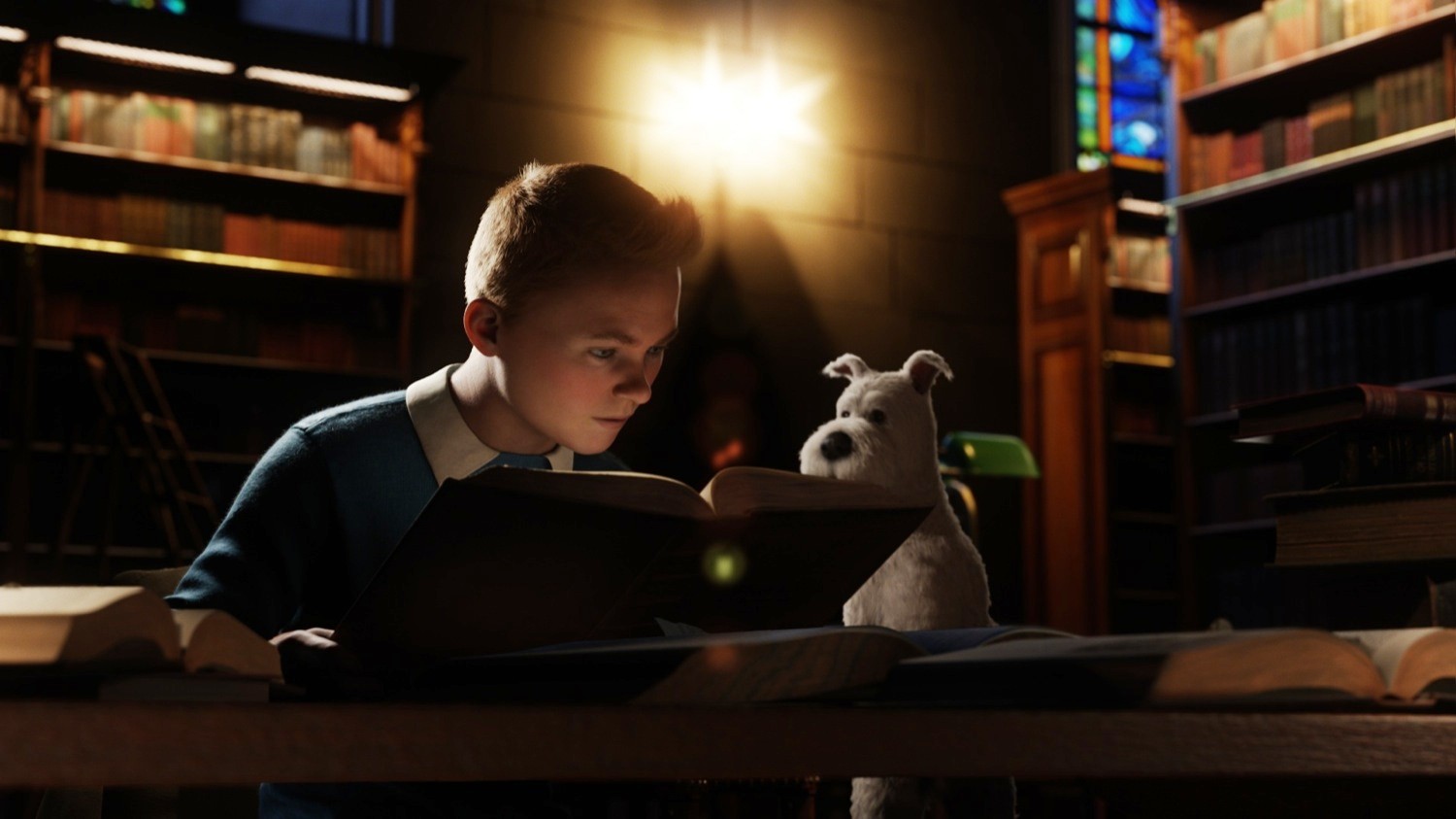 A scene from The Adventures of Tintin: The Secret of the Unicorn (2011)