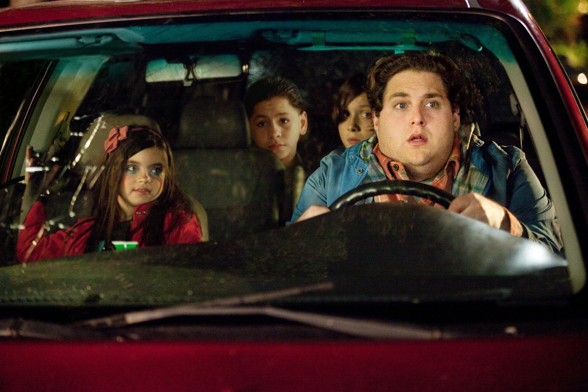 Landry Bender, Max Records and Jonah Hill in 20th Century Fox's The Sitter (2011)