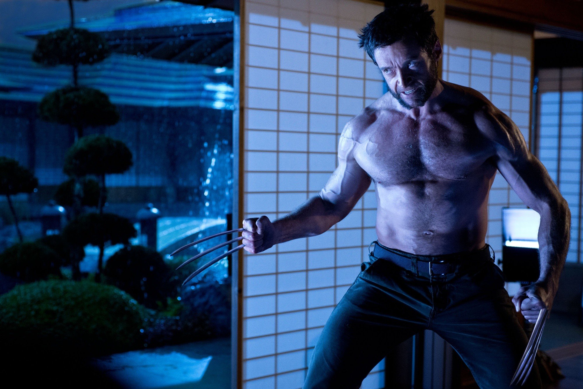 Hugh Jackman stars as Logan/Wolverine in 20th Century Fox's The Wolverine (2013)