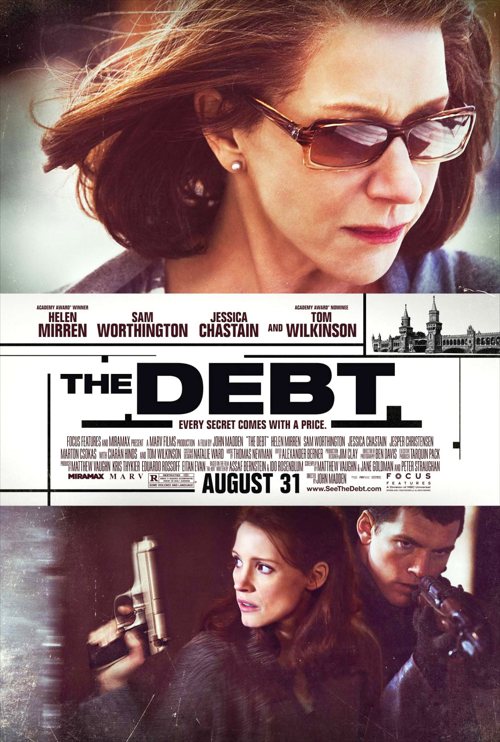 Poster of Focus Feature's The Debt (2011)