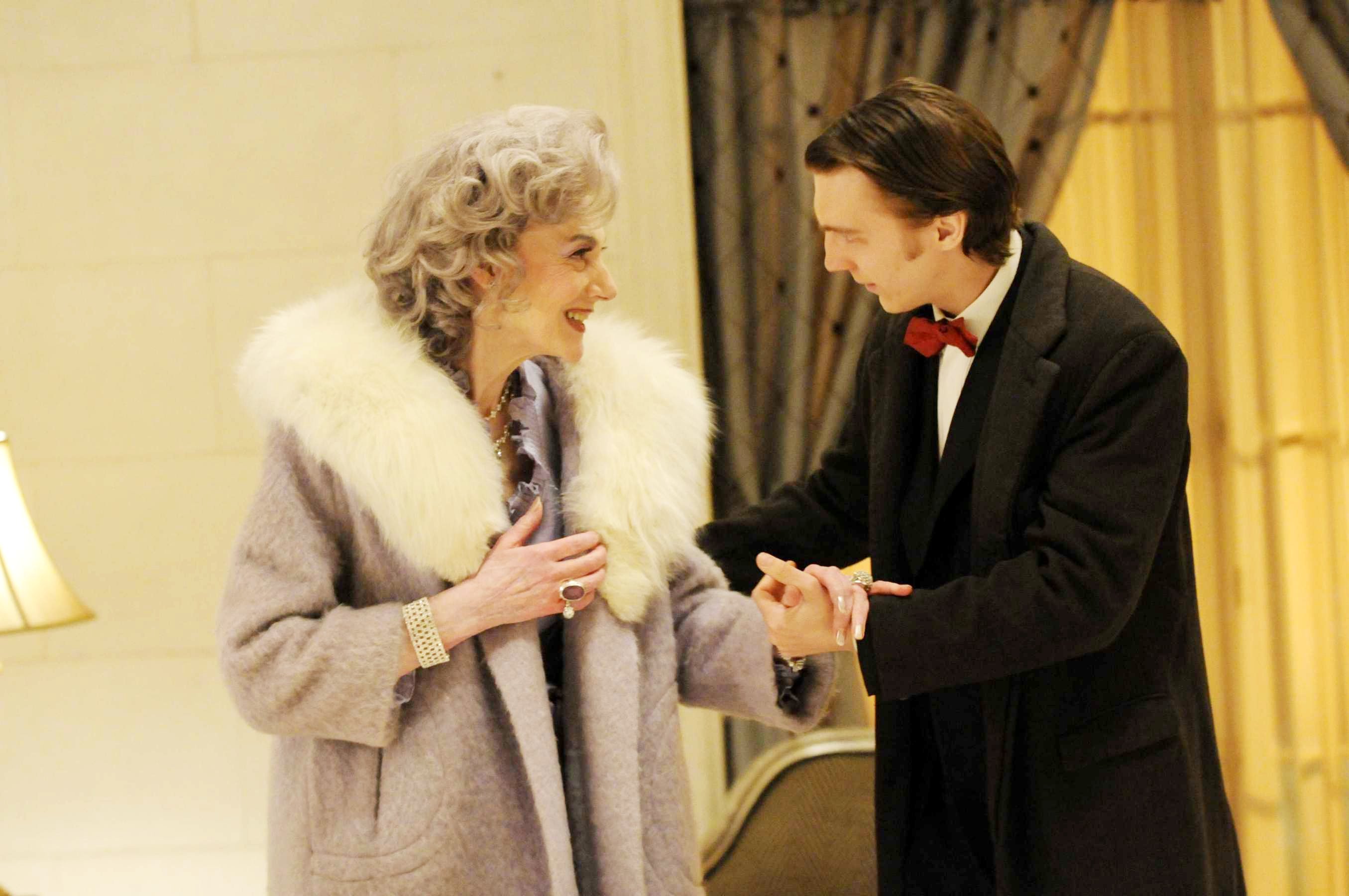 Marian Seldes stars as Vivian and Paul Dano stars as Louis Ives in Magnolia Pictures' The Extra Man (2010)
