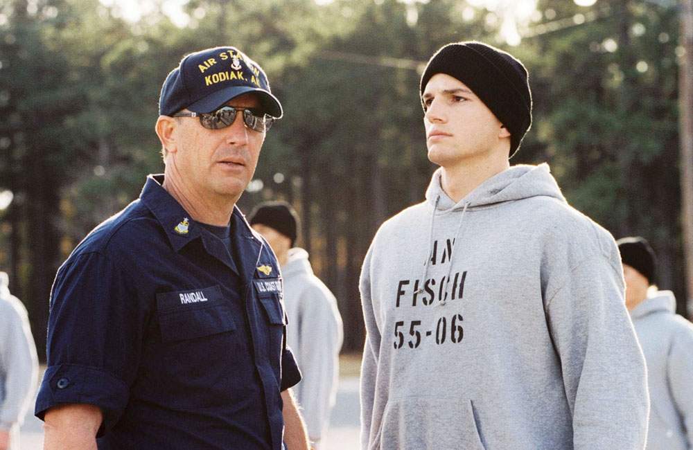 Kevin Costner as Ben Randall and Ashton Kutcher as Jake Fischer in Buena Vista Pictures' The Guardian (2006)