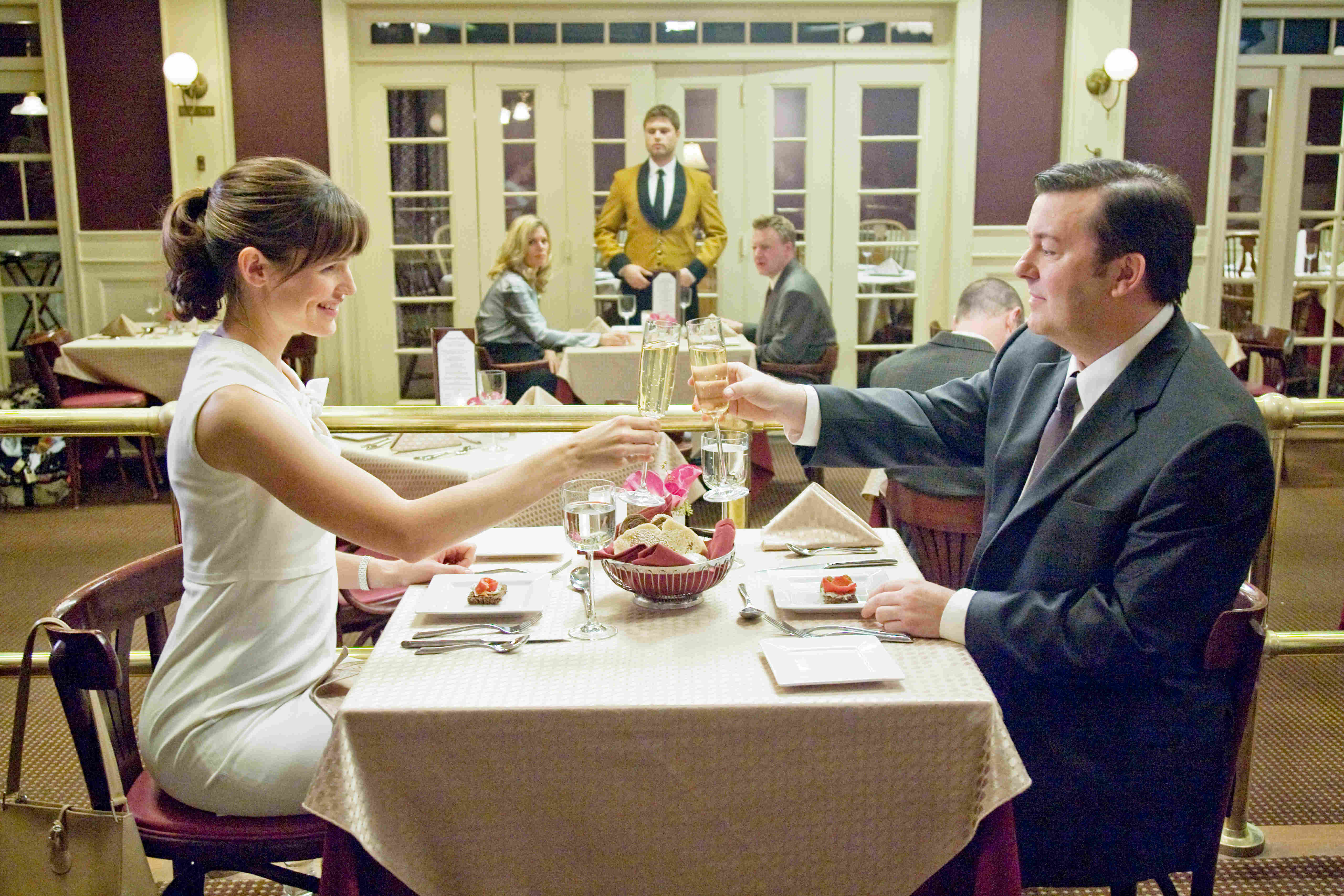 Jennifer Garner stars as Jennifer and Ricky Gervais stars as Mark in Warner Bros. Pictures' The Invention of Lying (2009)