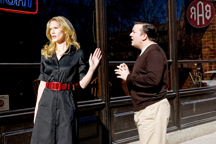 Stephanie March and Ricky Gervais (Mark) in Warner Bros. Pictures' The Invention of Lying (2009)