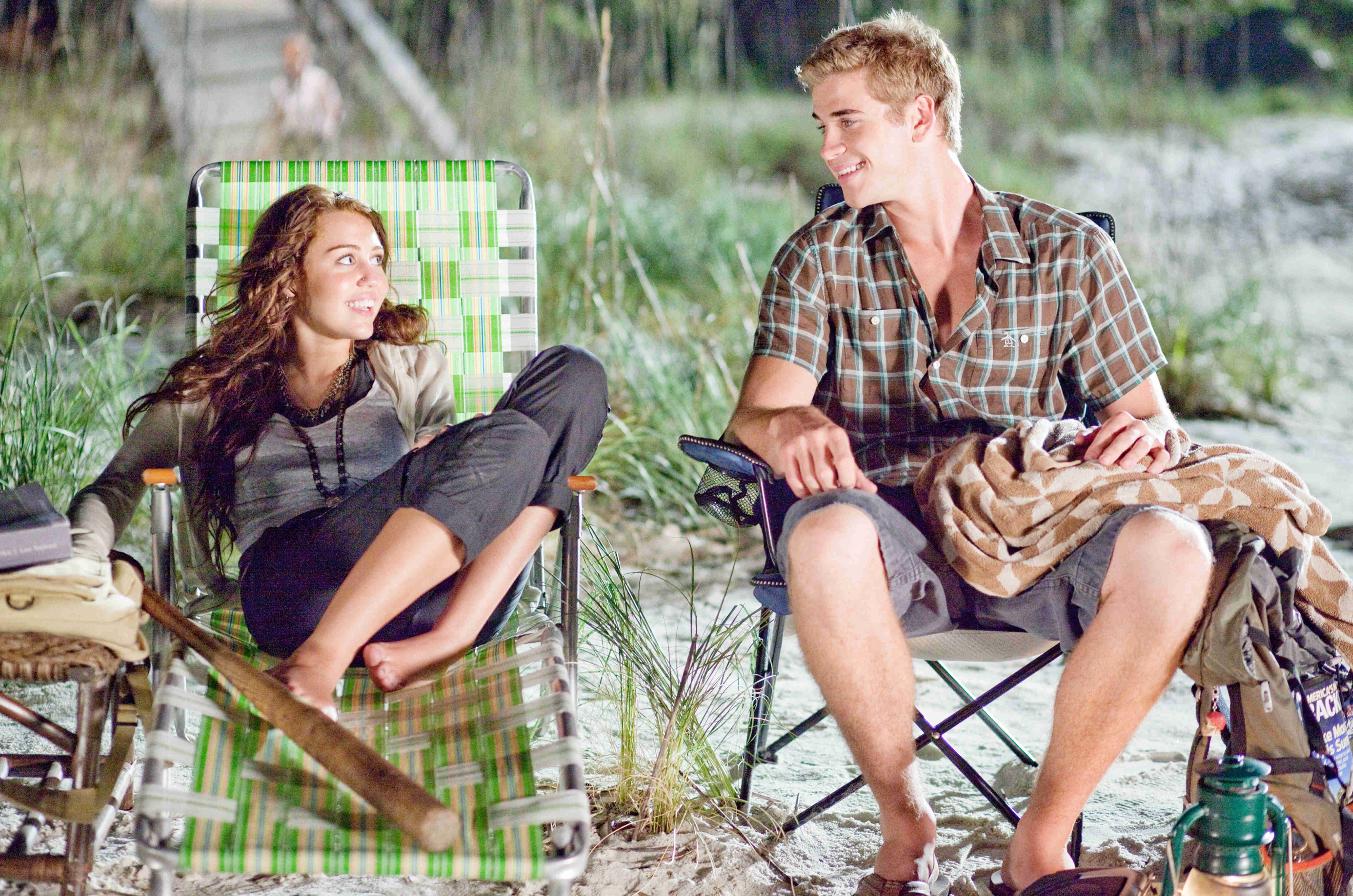 Miley Cyrus stars as Veronica 'Ronnie' Miller and Liam Hemsworth stars as Will Blakelee in Walt Disney Pictures' The Last Song (2010)