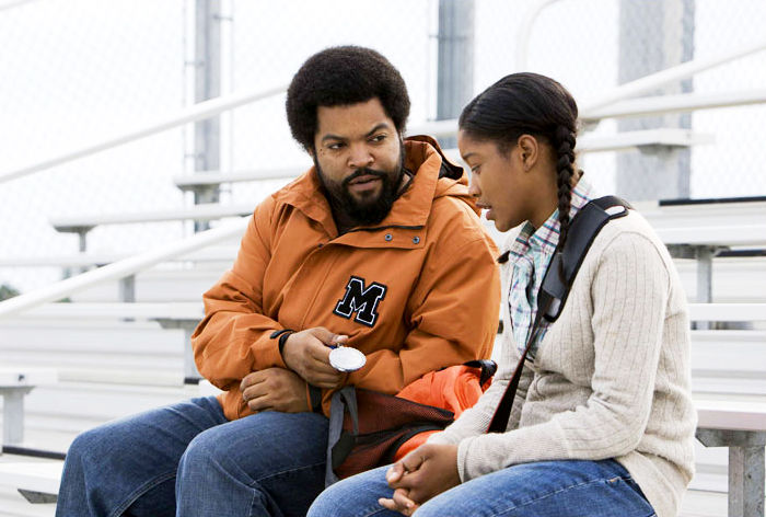 Ice Cube stars as Curtis Plummer and Keke Palmer stars as Jasmine Plummer in Dimension Films' The Longshots (2008)