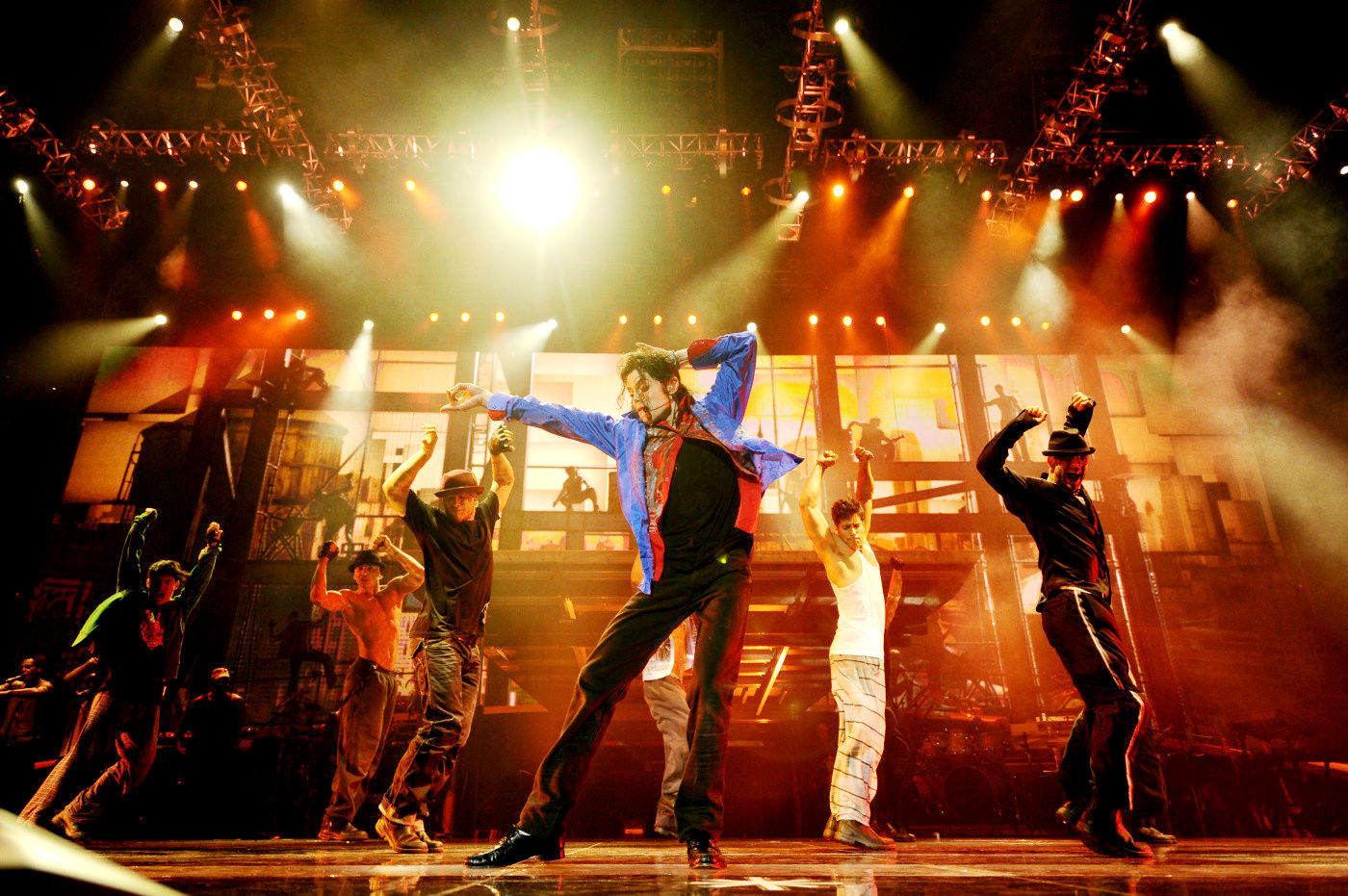 Michael Jackson in Sony Pictures Entertainment's This Is It (2009). Photo credit by Kevin Mazur.