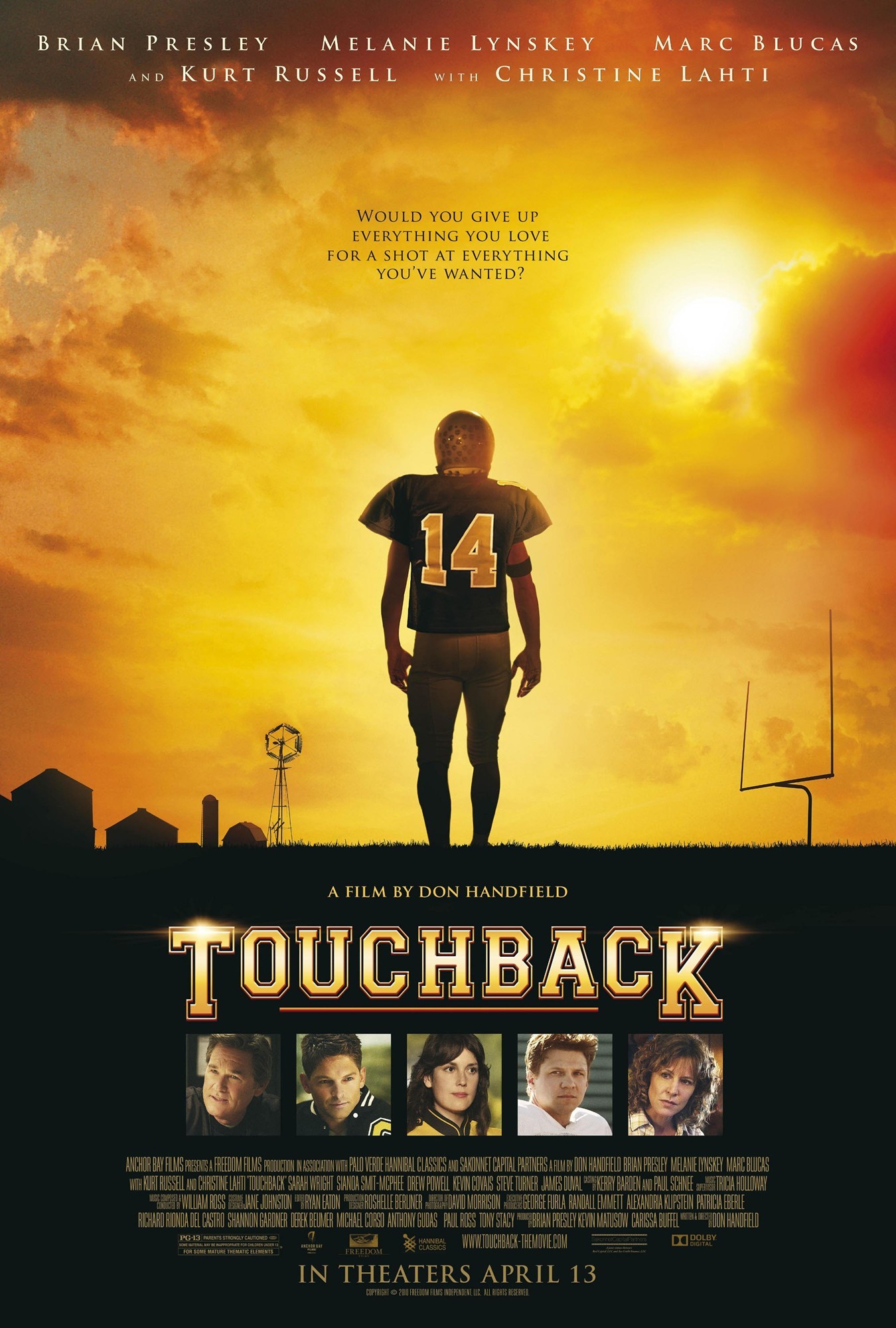 Poster of Anchor Bay Films' Touchback (2012)