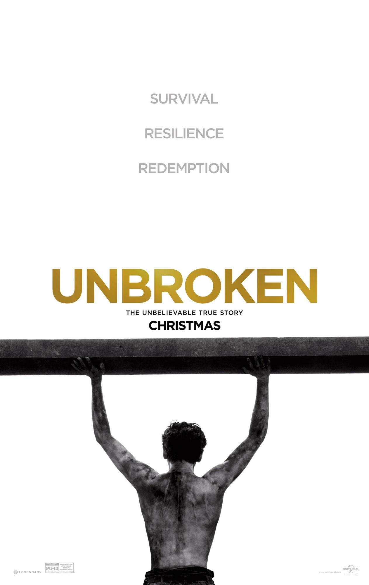 Poster of Universal Pictures' Unbroken (2014)