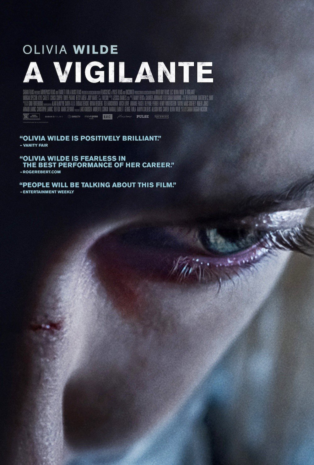 Poster of Saban Films' A Vigilante (2019)