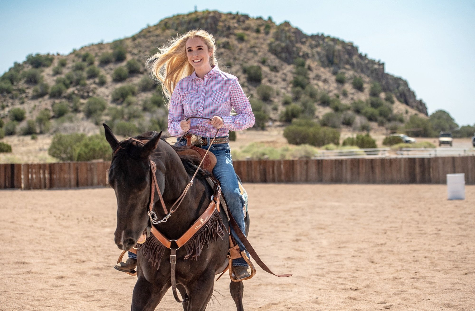 Spencer Locke stars as Amberley Snyder in Netflix's Walk. Ride. Rodeo. (2019)
